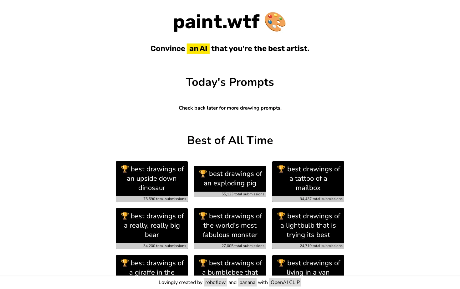 paint.wtf 页面快照